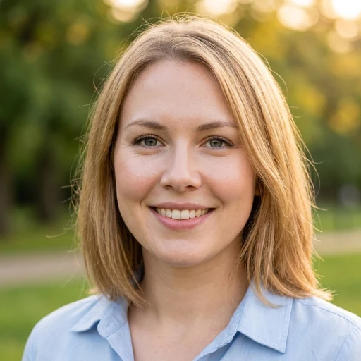 Outdoor natural headshot generated by Proficity